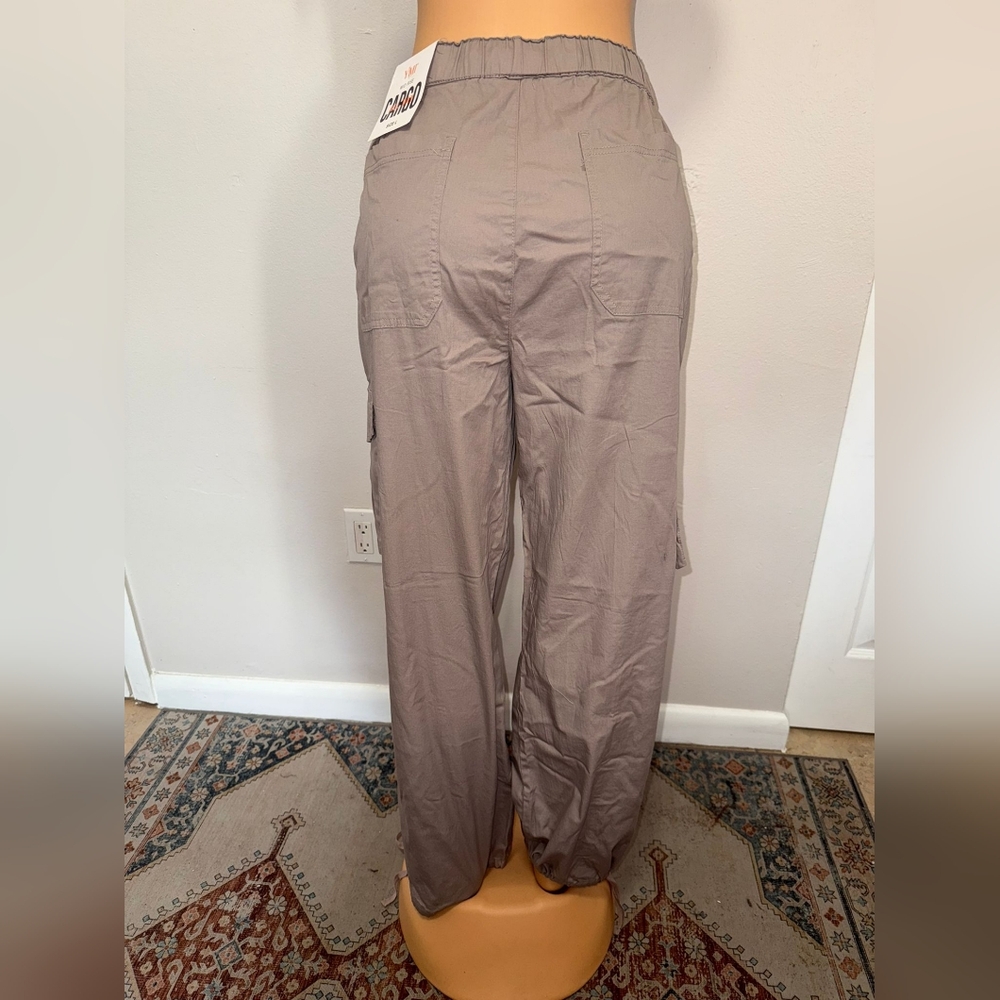 NWT YMI CARGO MID RISE SILVER CLOUD SIZE L - Picture 5 of 10